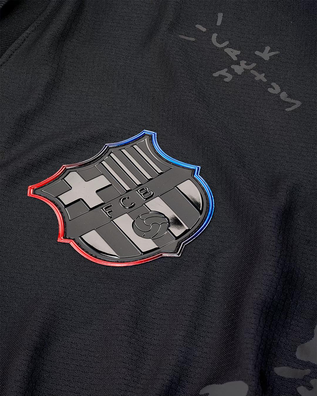 Barcelona x Travis Scott "Schwarz" 2024/25 Trikot