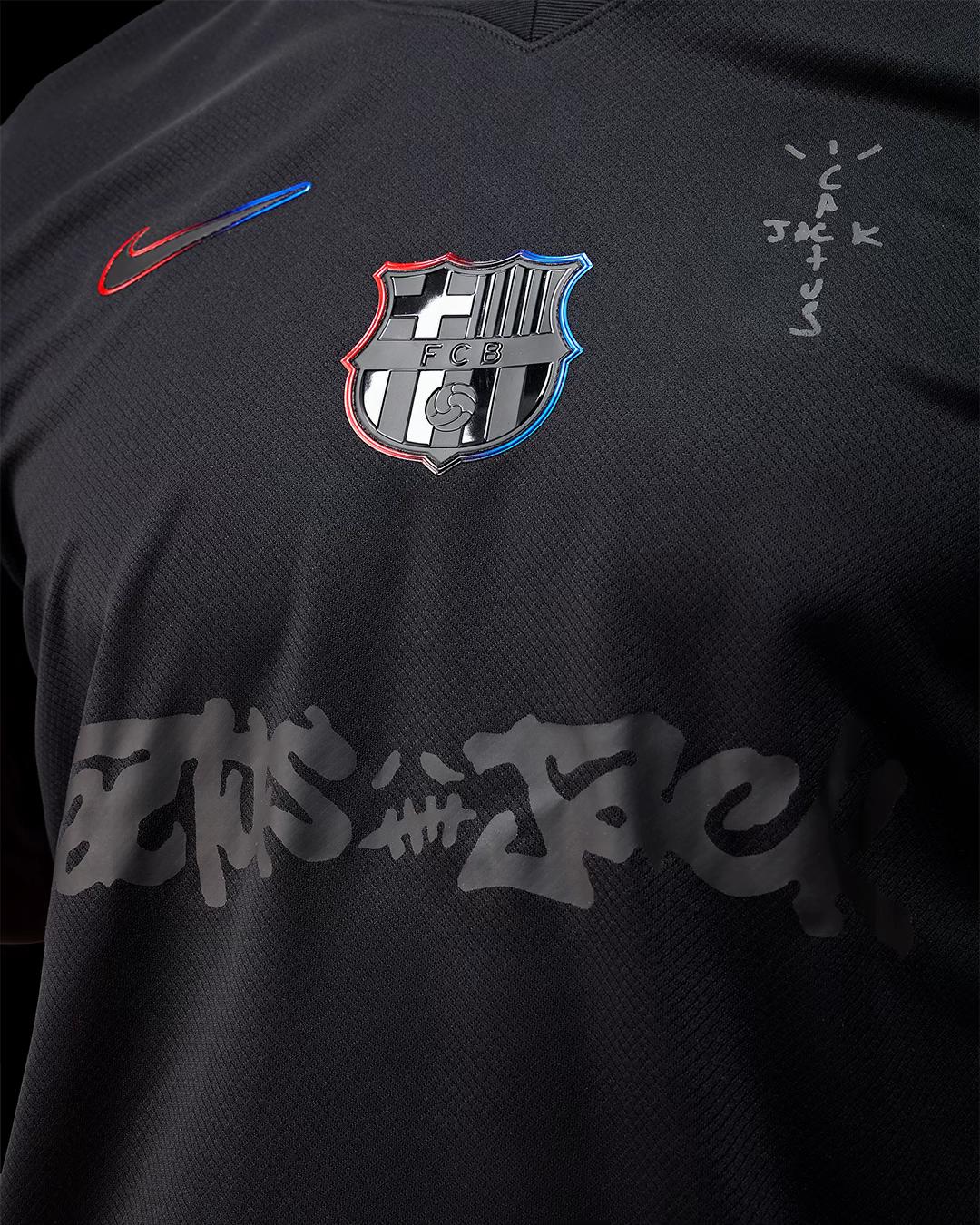 Barcelona x Travis Scott "Schwarz" 2024/25 Trikot