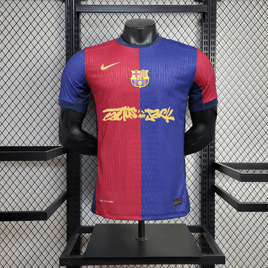 Barcelona x Travis Scott "Blau" 2024/25 Trikot