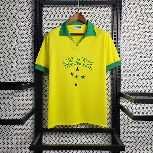 Brasilien Retro Heim Trikot